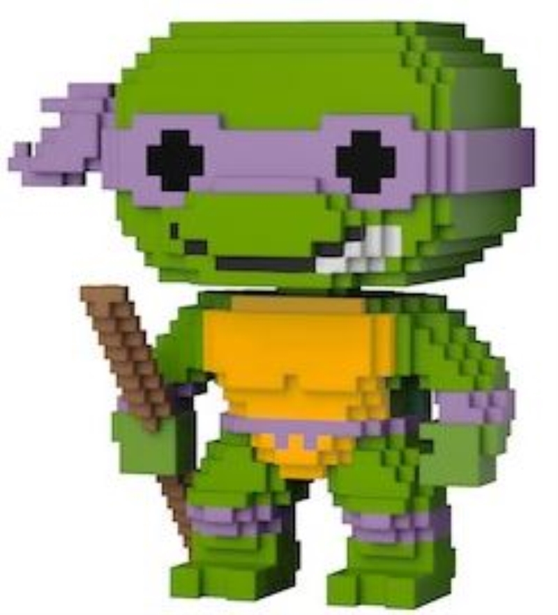 FUNKO ACTION FIGURES FUNKO POP 8-BIT NINJA TURTLES: DONTAELLO FUNKO ACTION FIGURES FUNKO POP 8-BIT NINJA TURTLES: DONTAELLO